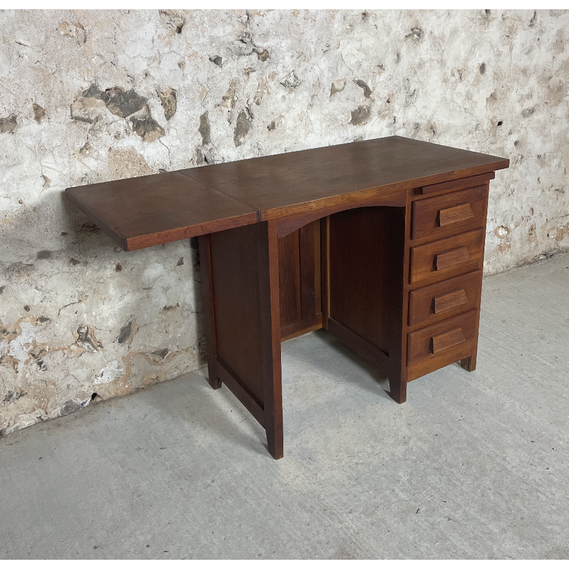 Vintage oak accounting desk