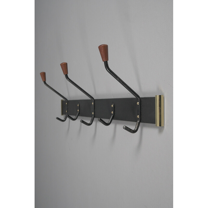 Vintage String Wandgarderobe und Hutablage, 1960er Jahre