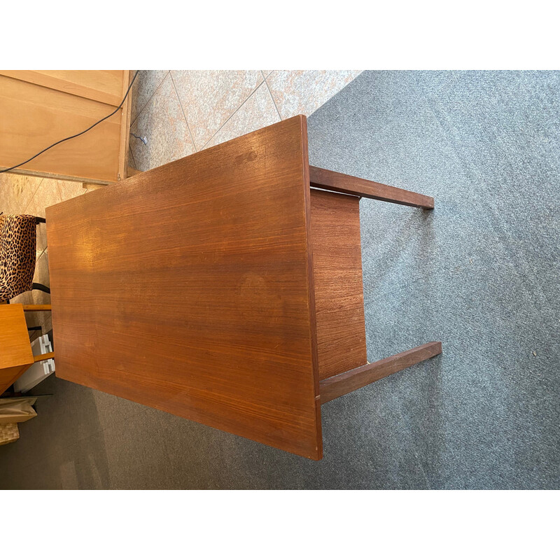 Vintage teak desk by Gunnar Nielsen Tibergaard, 1960