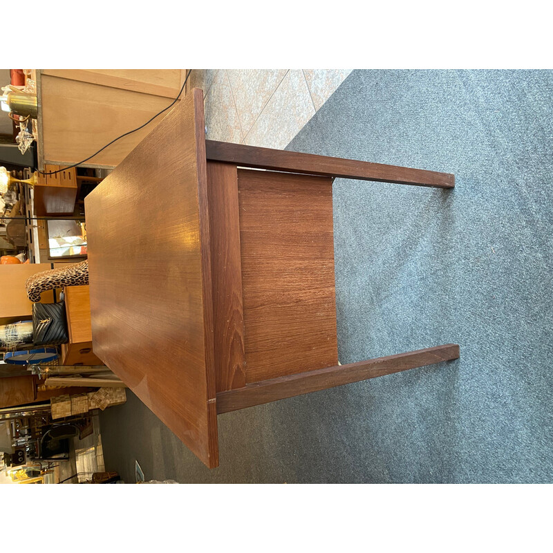 Vintage teakhouten bureau van Gunnar Nielsen Tibergaard, 1960