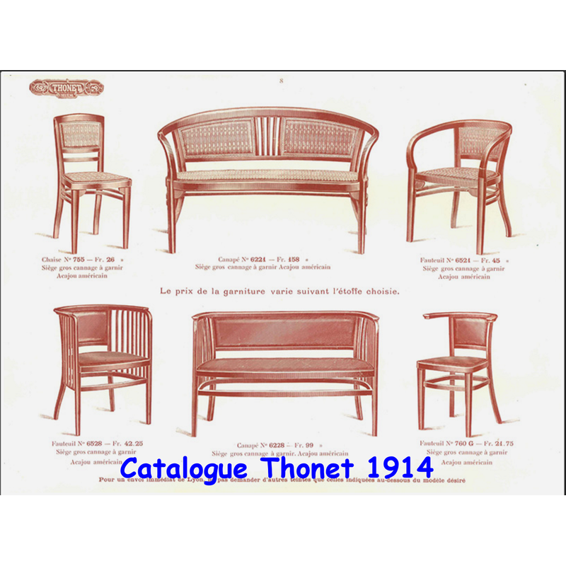 Poltrona viennese d'epoca N°6528 di Kammerer Secession per Thonet, 1920