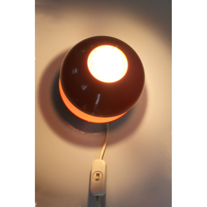 Vintage Space Age wandlamp van Klaus Hempel voor Kaiser Idell, 1970