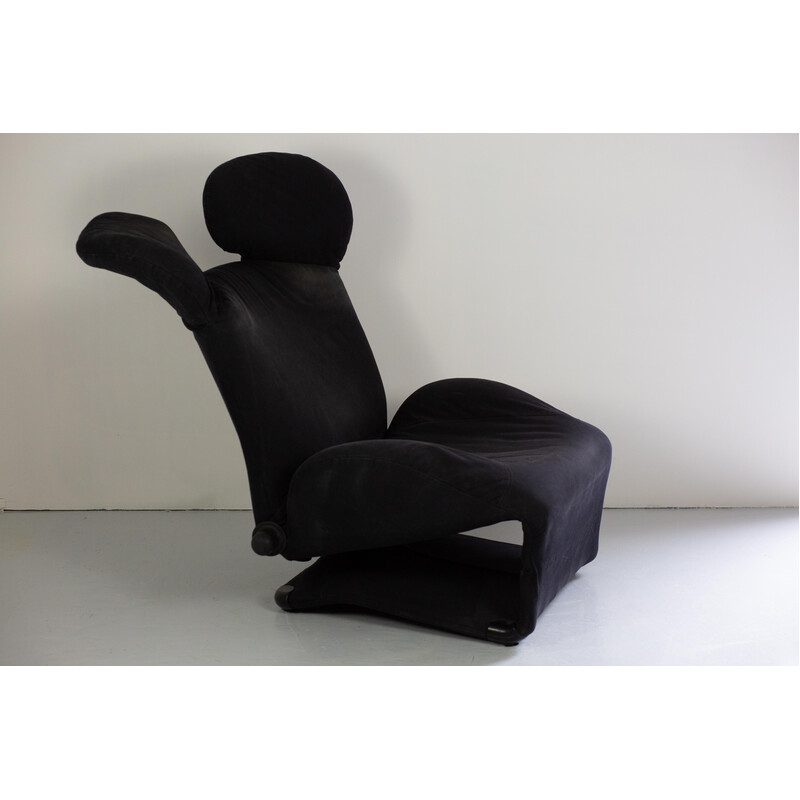 Fauteuil vintage Wink par Toshiyuki Kita pour Cassina, 1980