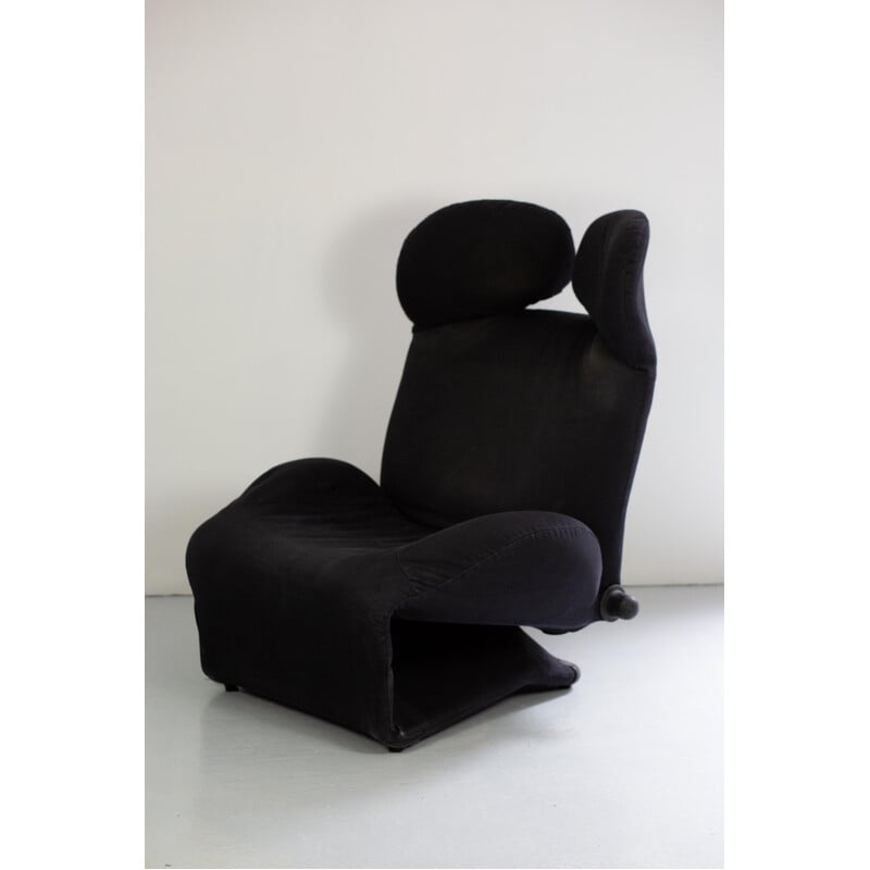 Fauteuil vintage Wink par Toshiyuki Kita pour Cassina, 1980