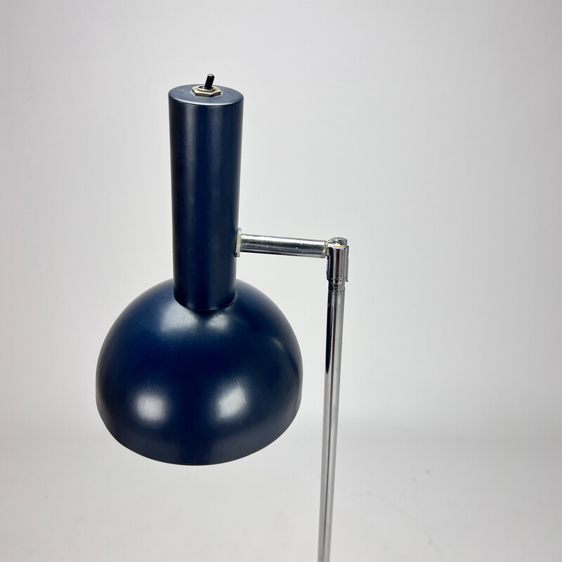 Lámpara de pie vintage de acero y aluminio de Hala Zeist, años 60