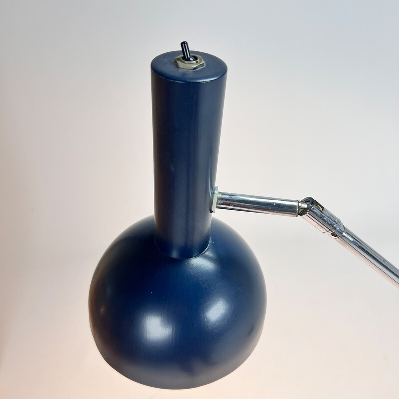 Lámpara de pie vintage de acero y aluminio de Hala Zeist, años 60