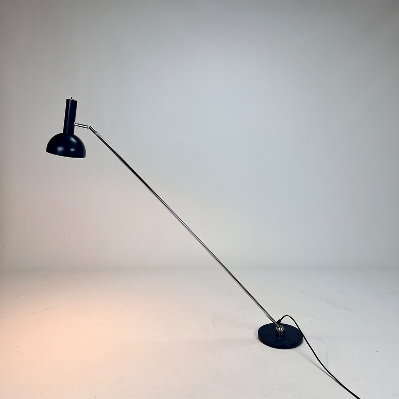 Vintage steel and aluminum floor lamp by Hala Zeist, 1960s