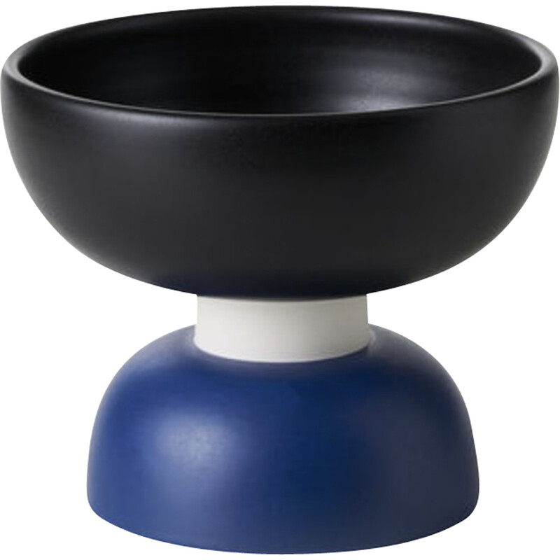 Vintage ceramic bowl by Sottsass, Du Pasquier and Sowden, Italy 1981