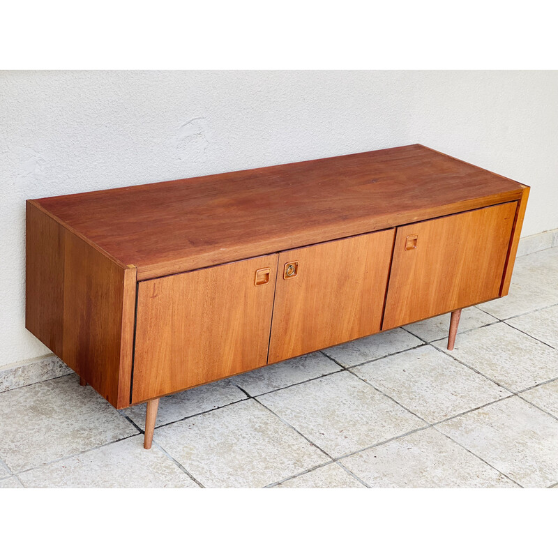 Vintage Scandinavian teak sideboard by Fristho, 1960s