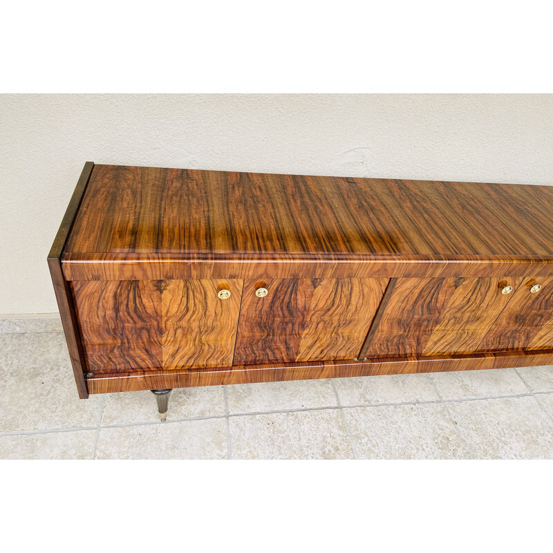 Vintage Art Deco walnut sideboard