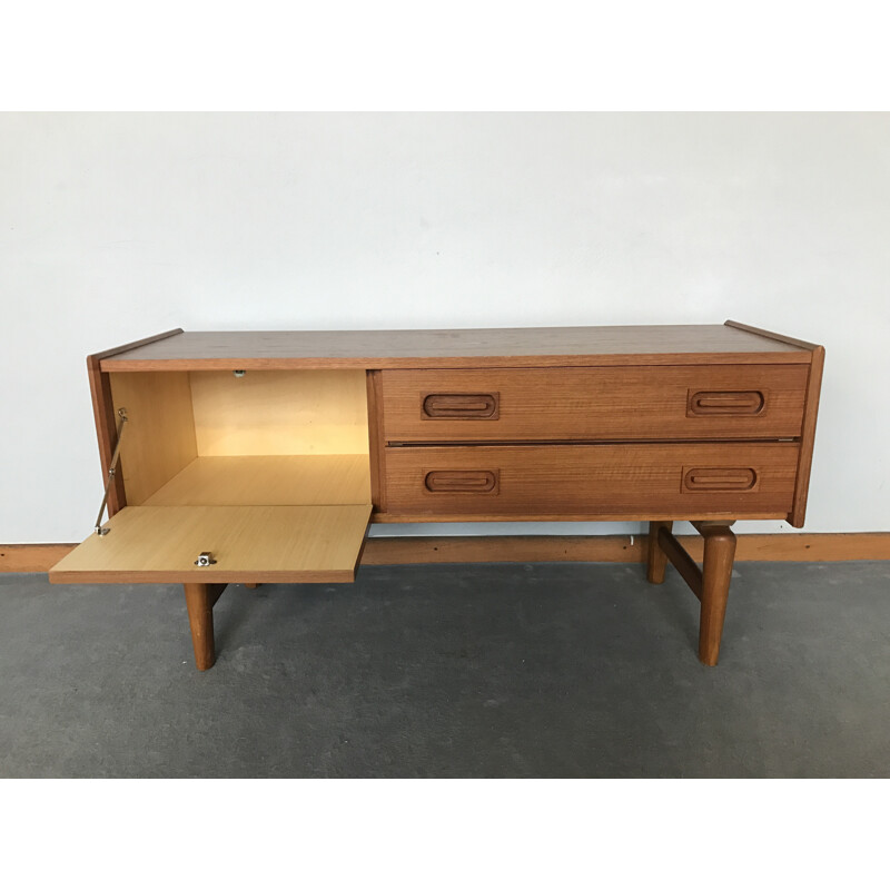 Scandinavian sideboard in teak - 1960s