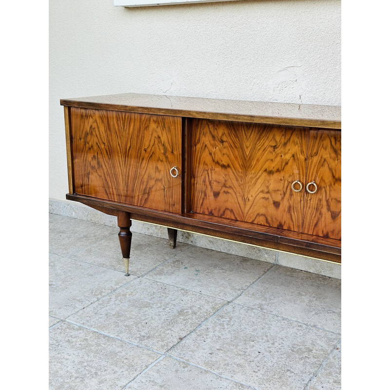 Vintage walnoten dressoir