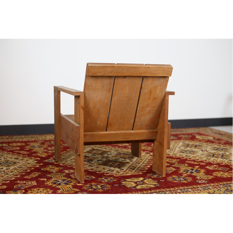 Vintage Crate armchair by Gerrit Thomas Rietveld for Cassina, 1935s