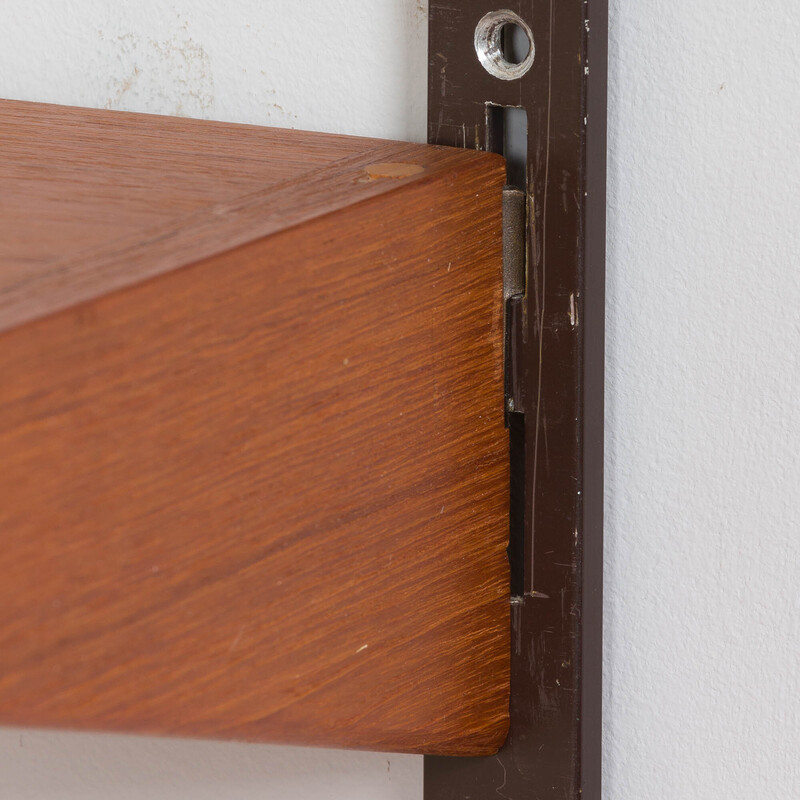 Vintage teak wall unit by Kai Kristiansen, Denmark 1960s