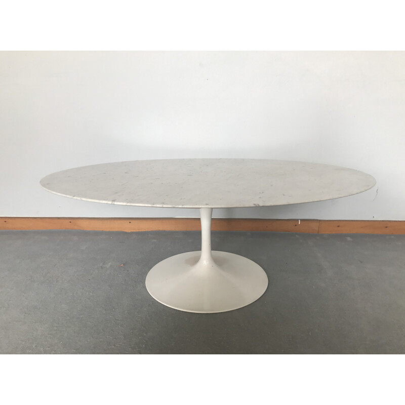 Table basse en marbre modèle Tulipe de Eero Saarinen édition Knoll - 1970