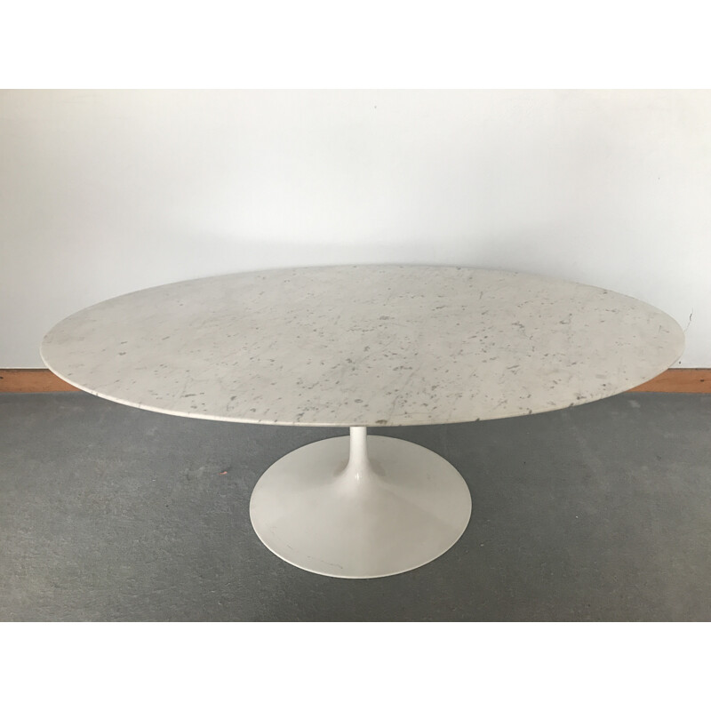 Coffee table in marble model Tulip by Eero Saarinen edition Knoll - 1970s