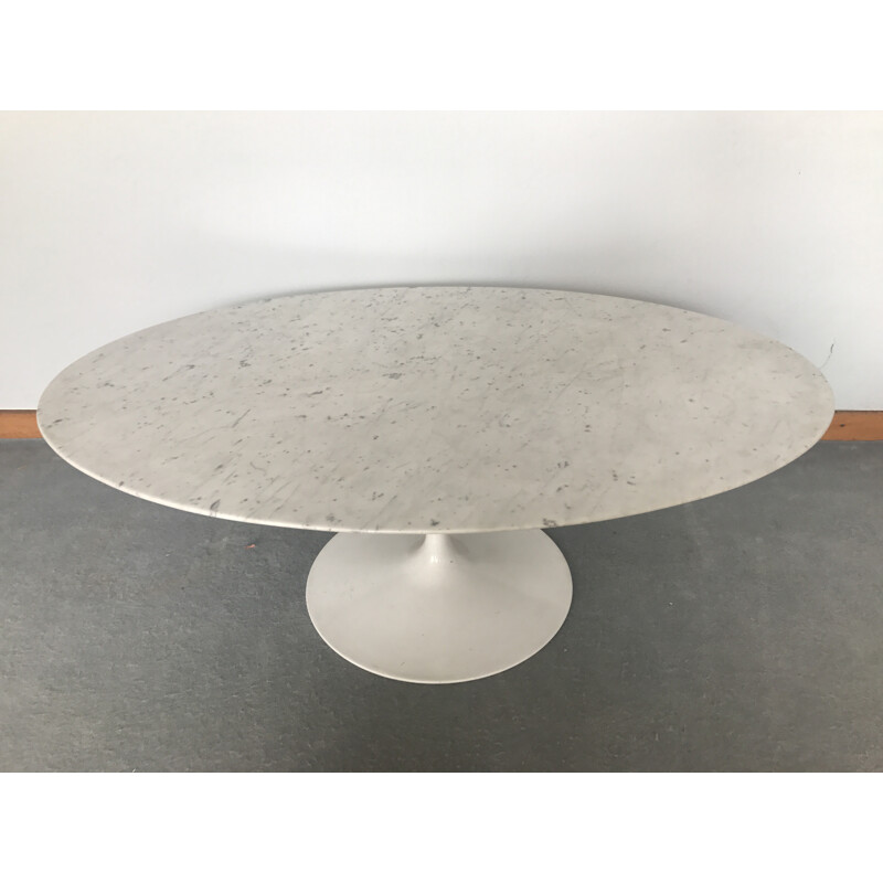 Coffee table in marble model Tulip by Eero Saarinen edition Knoll - 1970s