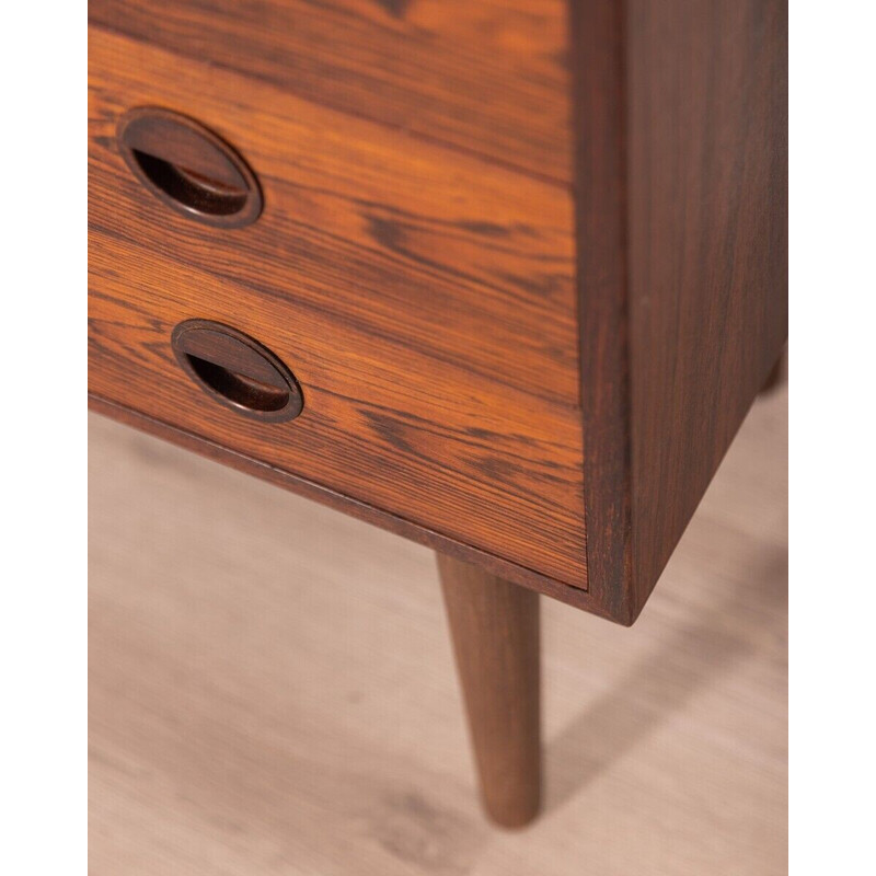 Vintage Danish rosewood chest of drawers with four drawers by Hvidt and Mølgaard, 1960s