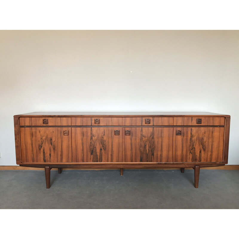 Scandinavian sideboard in Rio rosewood - 1970s