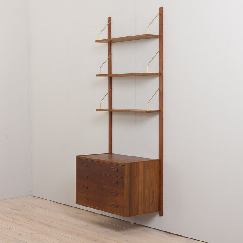 Vintage wall unit by Preben Sorensen for Ps Randers Mobelfabrik, Denmark 1960s