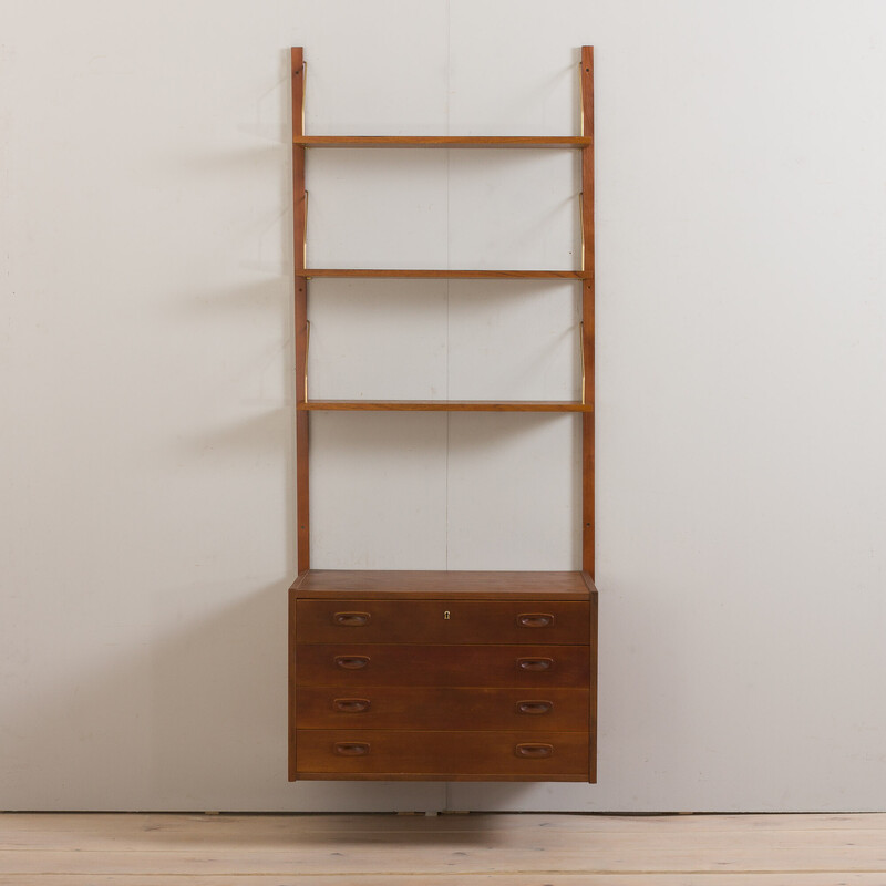 Vintage wall unit by Preben Sorensen for Ps Randers Mobelfabrik, Denmark 1960s