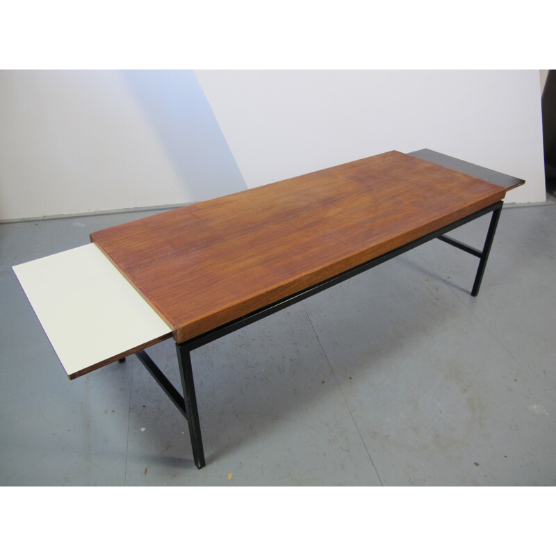 Table basse moderniste extensible - 1960