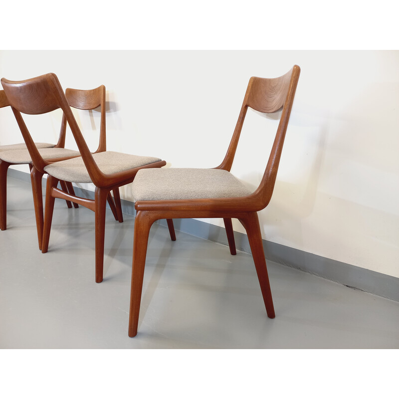 Conjunto de 4 cadeiras de teca vintage de Alfred Christensen para Slagelse Møbelværk, Dinamarca 1960