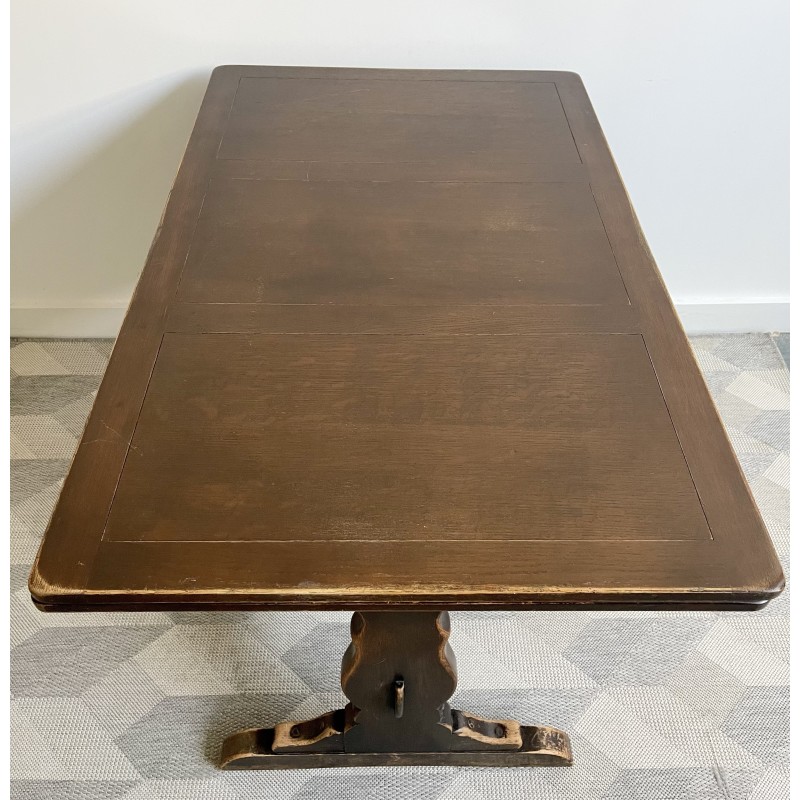 Vintage uitschuifbare eettafel van Ercol, 1970