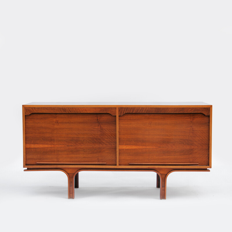 Credenza vintage in noce di Gianfranco Frattini per Maga, 1960