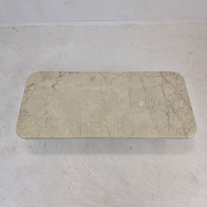 Italian vintage marble coffee table, 1970s