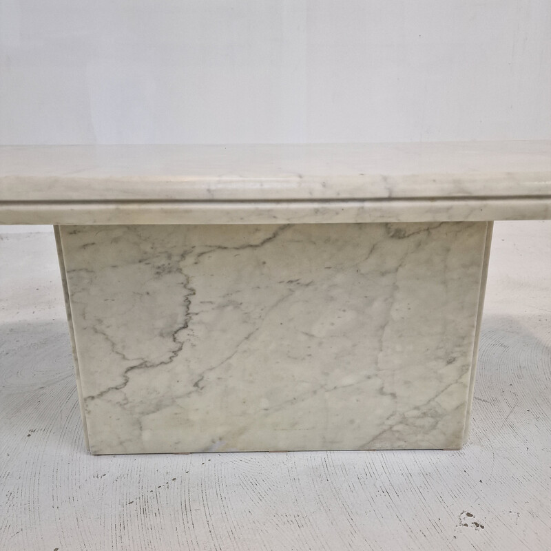 Italian vintage marble coffee table, 1970s