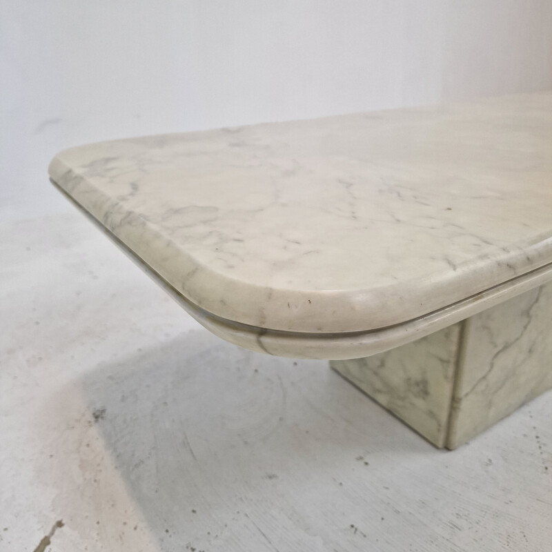 Italian vintage marble coffee table, 1970s