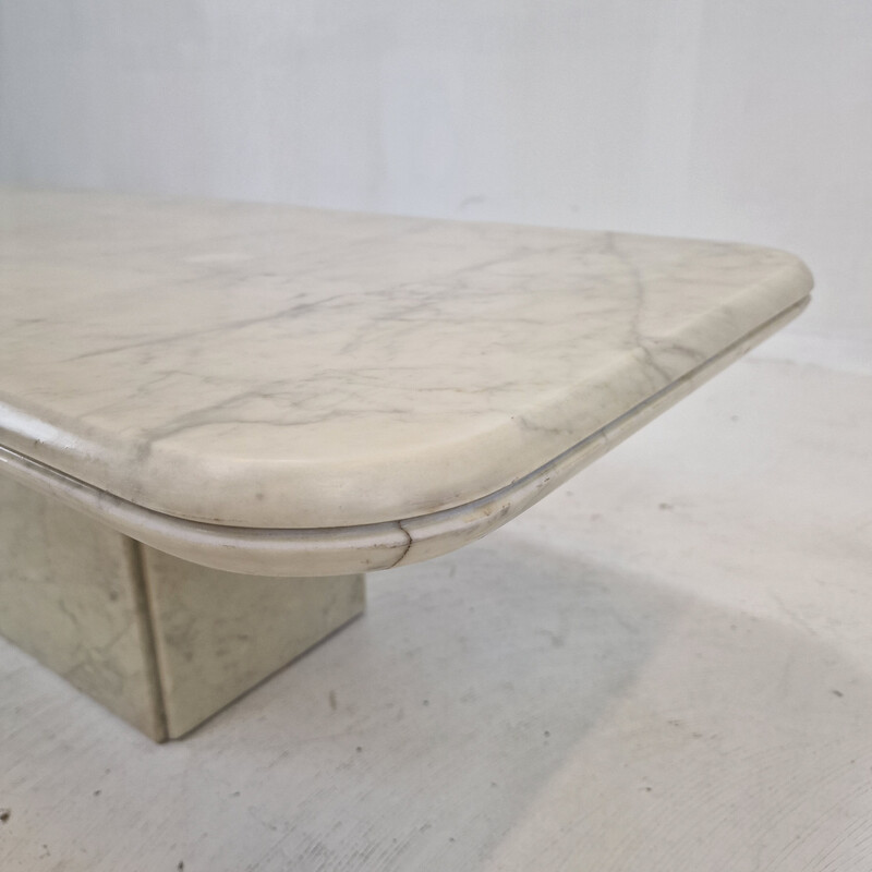 Italian vintage marble coffee table, 1970s
