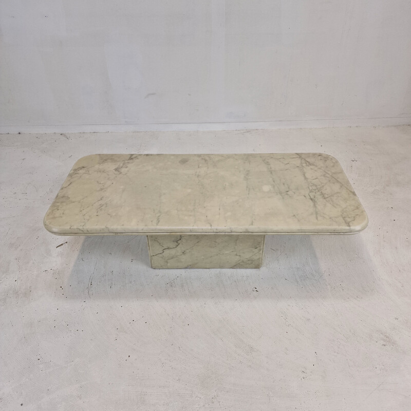 Italian vintage marble coffee table, 1970s