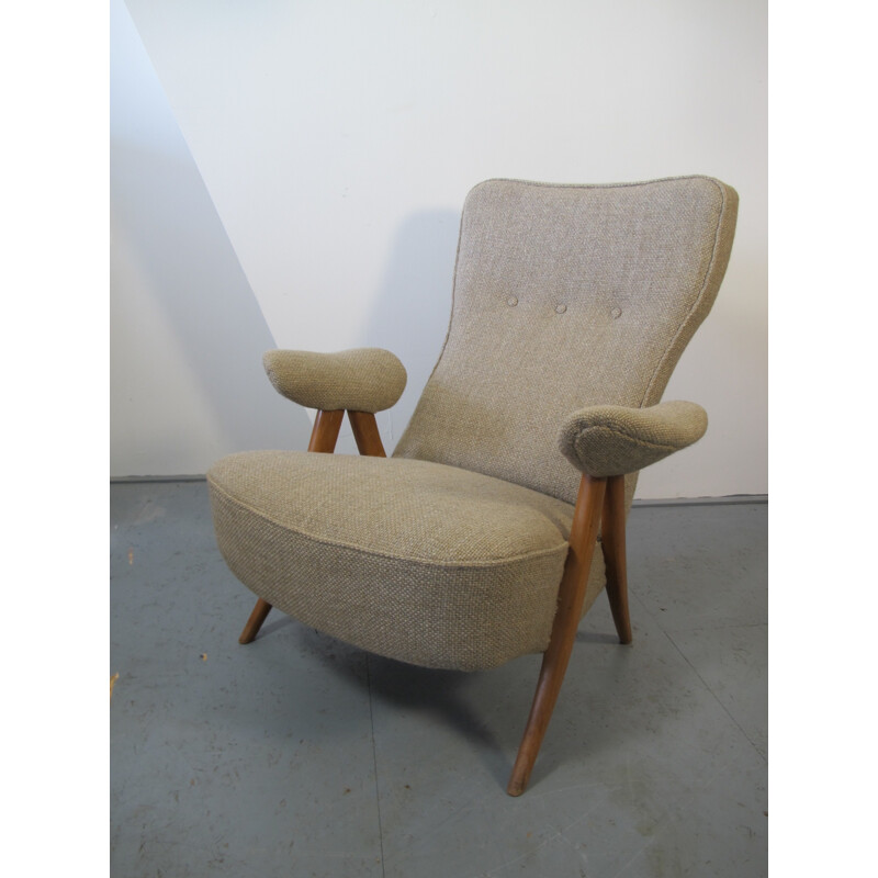 Mid-Century 105 Lounge Chair by Theo Ruth for Artifort - 1950s