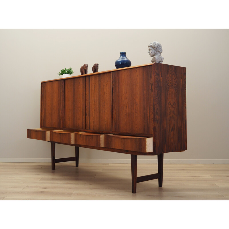 Vintage Danish rosewood highboard by E.W. Bach, 1960s