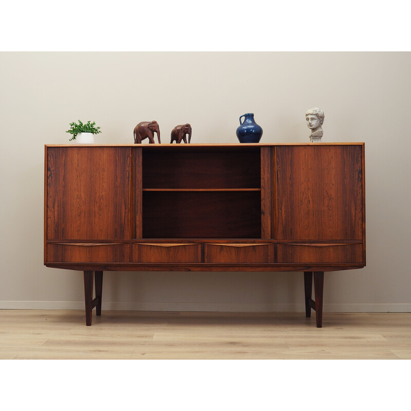 Vintage Danish rosewood highboard by E.W. Bach, 1960s