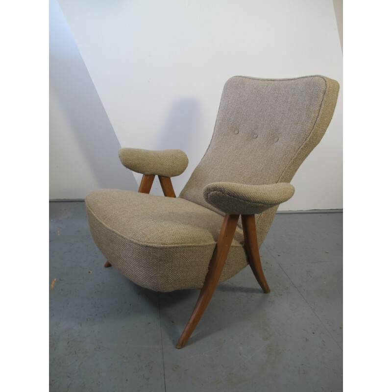 Vintage lounge stoel 105 van Theo Ruth voor Artifort - 1950