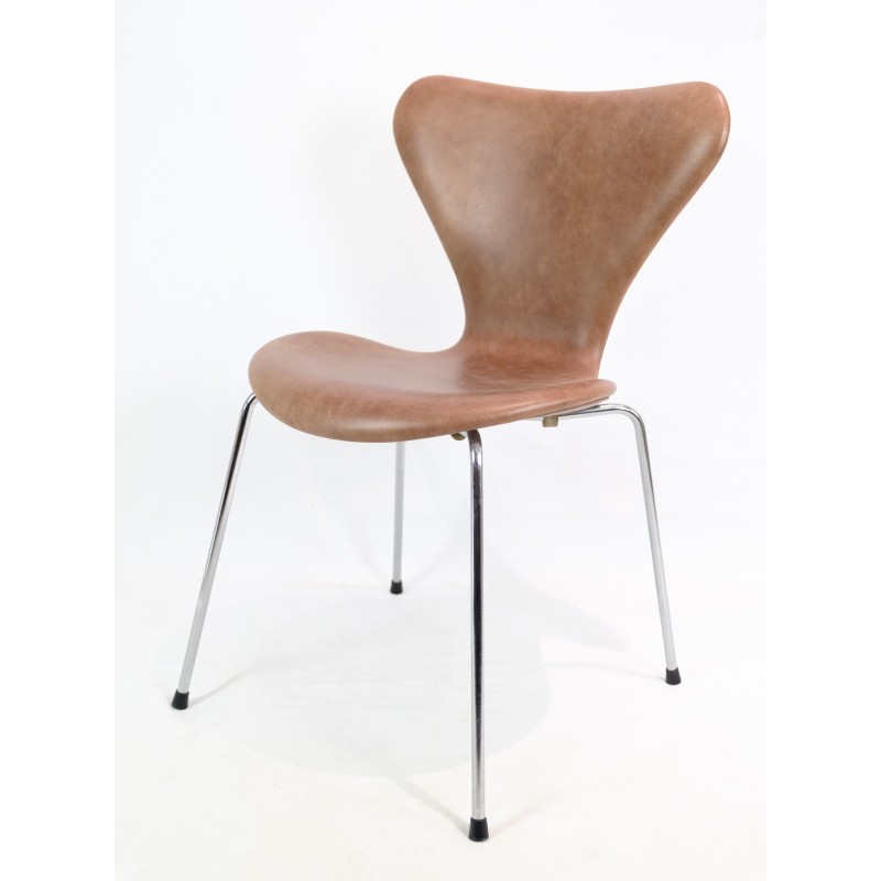 Conjunto de 6 cadeiras vintage Seven chairs 3107 por Arne Jacobsen para Fritz Hansen