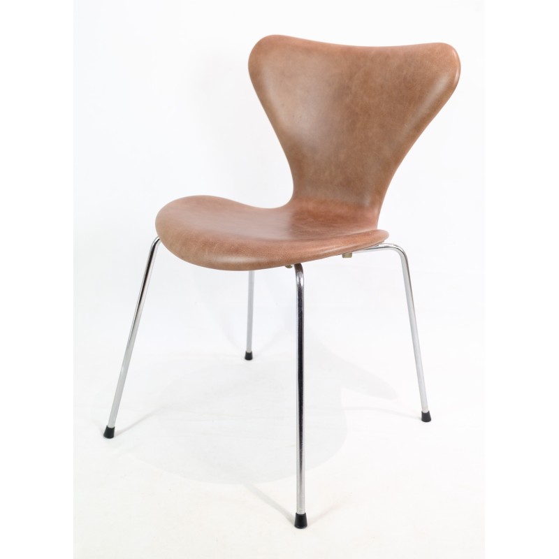 Conjunto de 6 cadeiras vintage Seven chairs 3107 por Arne Jacobsen para Fritz Hansen