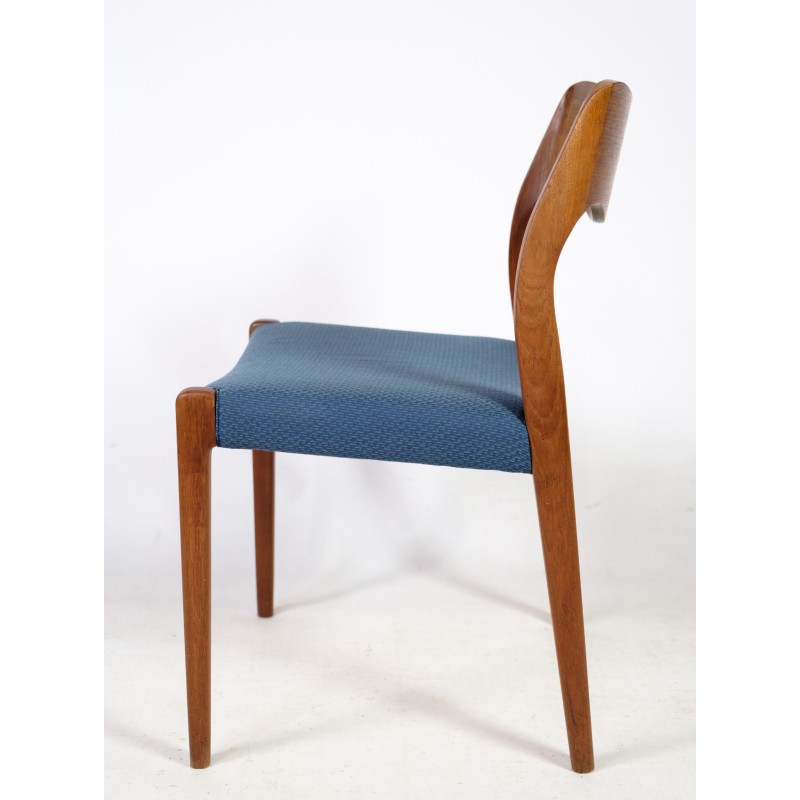 Set of 6 vintage dining chairs model 71 by Niels O. Møller for J.L Møllers Møbelfabrik, 1960