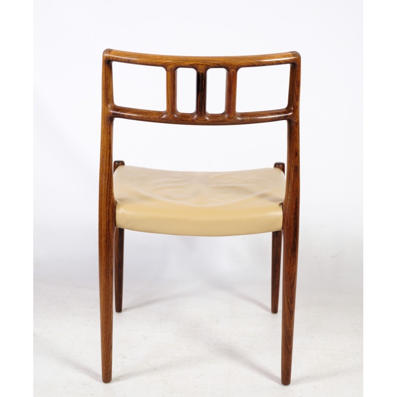 Set of 6 vintage rosewood dining chairs model 79 by Niels O. Møller, 1960