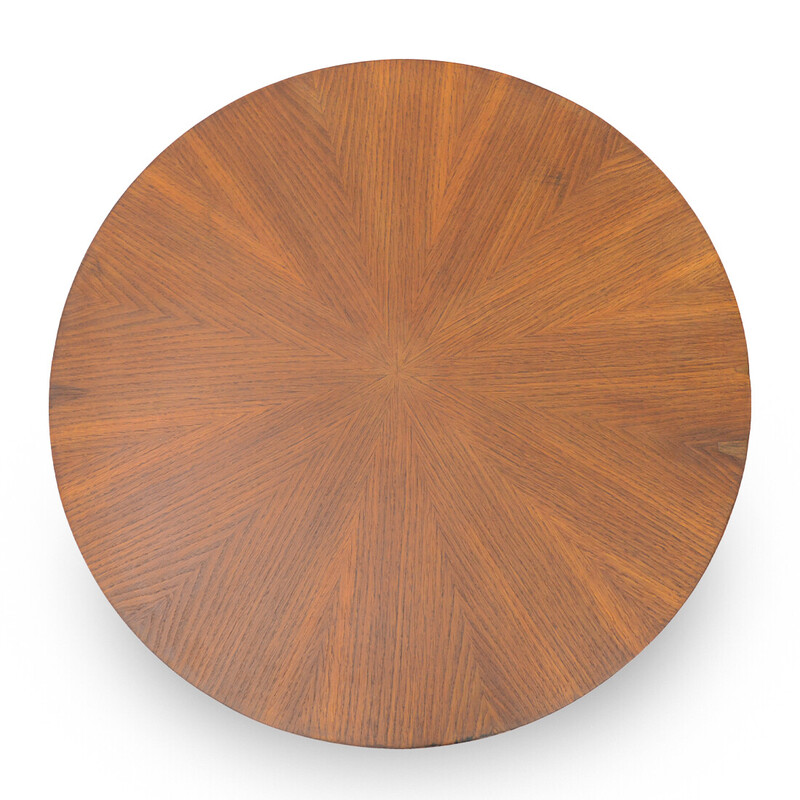 Tavolo vintage in legno impiallacciato di Pierluigi Colli per Colli Arredamenti, anni '30