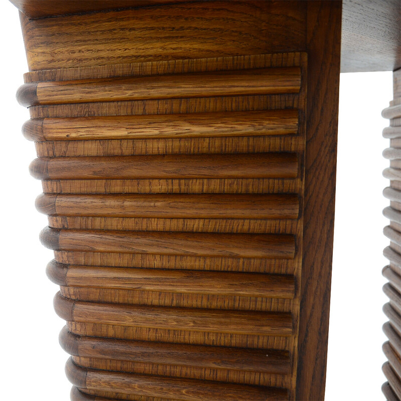 Tavolo vintage in legno impiallacciato di Pierluigi Colli per Colli Arredamenti, anni '30