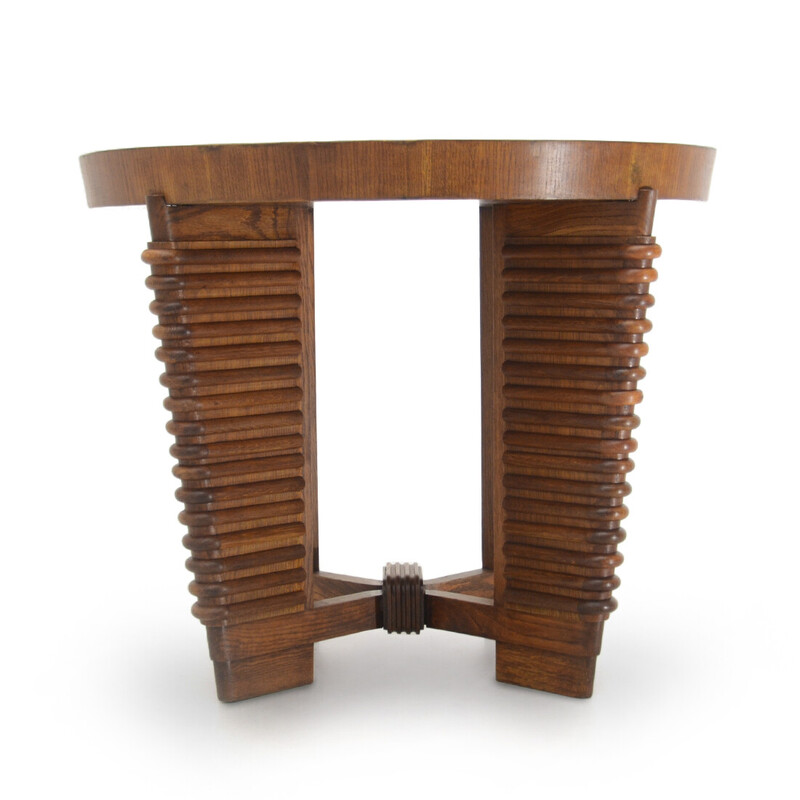 Table vintage en placage de bois par Pierluigi Colli pour Colli Arredamenti, 1930