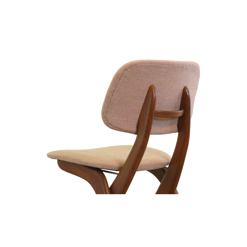 Set van 4 vintage Wébé stoelen van Louis van Teeffelen, Nederland