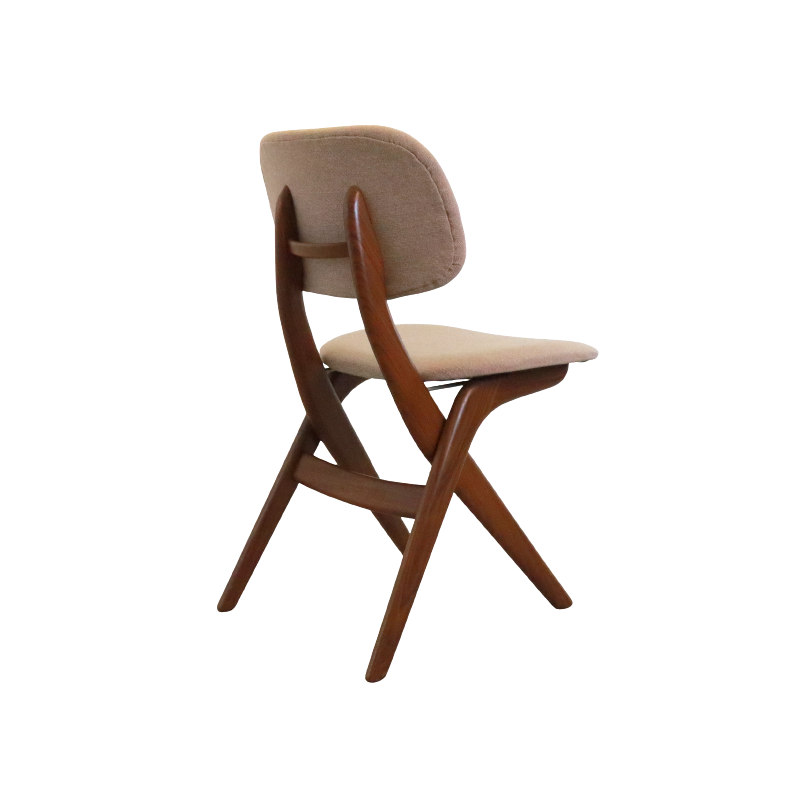 Set of 4 vintage Wébé chairs by Louis van Teeffelen, The Netherlands