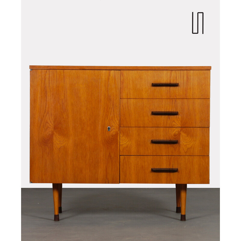 Vintage wooden chest of drawers for Up Zavody, 1960s