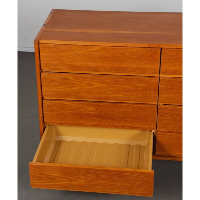 Vintage U-453 wooden chest of drawers by Jiri Jiroutek for Interier Praha, 1960s