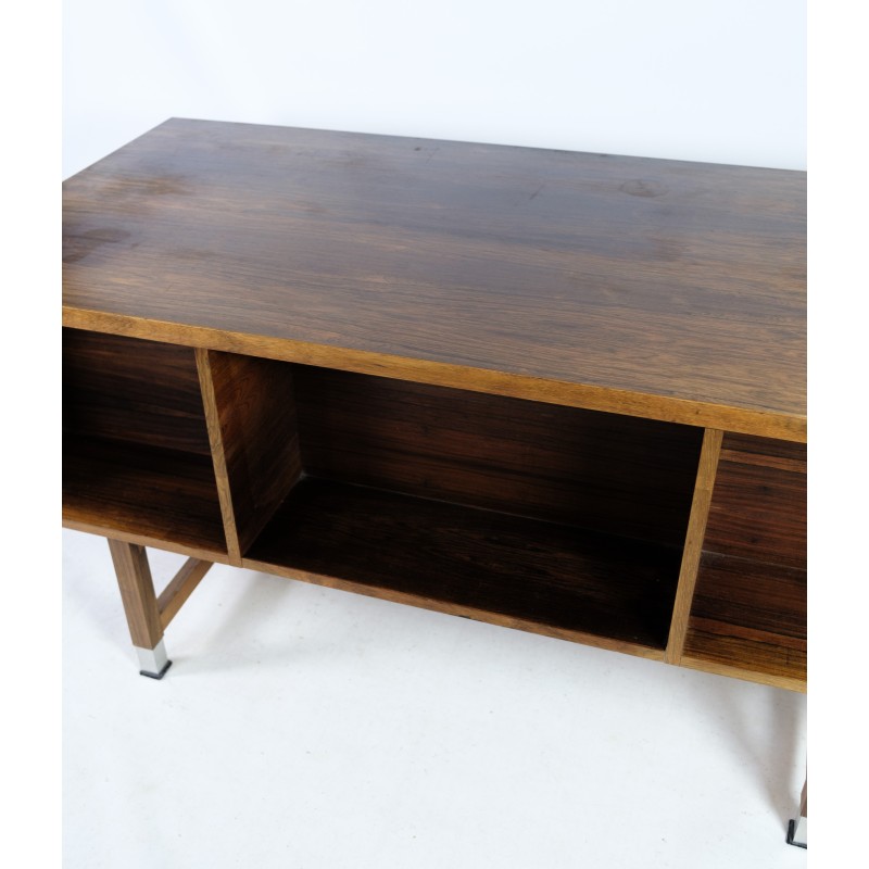 Vintage rosewood desk by Kai Kristiansen, 1960s